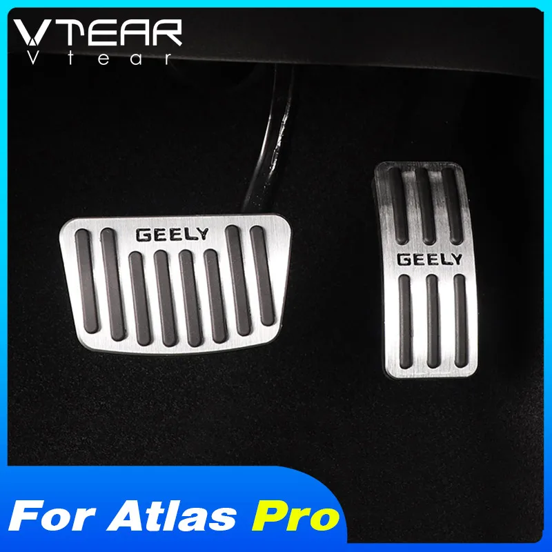 Vtear Car Pedal Cover Gas Fuel Foot Pedals Cover Brake Rest Pedal Pad Panel - $9.96+
