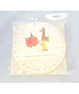 Baby Shower Invitations Cards Envelopes 10 Boy Girl Elephant Giraffe Duc... - £4.42 GBP