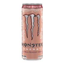 Monster Ultra 12 Fl Oz Peachy Keen 12 Pack Sugar Free Energy Drink - £28.03 GBP