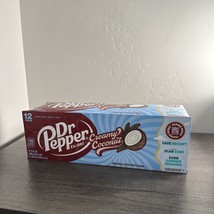 Limited Edition Dr Pepper Creamy Coconut 12 Pack cans Soda Pop Expires D... - $34.87