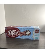 Limited Edition Dr Pepper Creamy Coconut 12 Pack cans Soda Pop Expires D... - $640.74 MXN