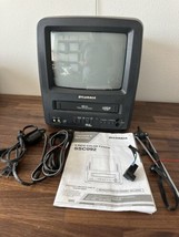 Sylvania 9&quot; SSC092 Portable TV VHS VCR Combo RV Camper Retro Gaming  No ... - £139.87 GBP
