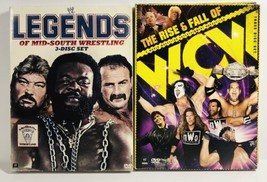 THE RISE AND FALL OF WCW Wrestling &amp; Legends Of The Mid South 3 DVD Sets - $9.64
