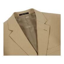 Men Renoir Suit Separate Super 140 Wool Two Button Classic Fit 508-4 Beige New image 4