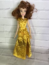 Disney Store Beauty and the Beast Princess Belle Girl Doll With Yellow Dress - £6.67 GBP