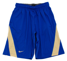 Nike Men&#39;s M Blue Gold Dri Fit  Athletic Shorts Breathable Lightweight W... - $37.12