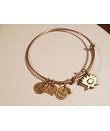 Authentic Alex and Ani Charity By Design Lotus Blossom Bangle Bracelet - £17.11 GBP
