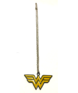 DC Wonder Woman 2&quot; Wide Logo Necklace NEW - $282.14 MXN