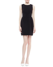 Kate Spade tiff sleeveless bell-skirt dress SZ 2 Black - £76.29 GBP