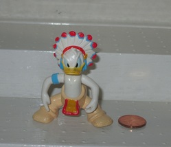  Disney Store Exclusive Donald Duck As Indian Chief, A Very Rare PVC Figure - £13.23 GBP