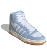 Adidas Break Start Mid Glow Blue Cloud White Men's # 9 Leather Hi Top IH... - $71.22