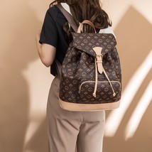 Printed High-end Designer Women&#39;s Backpack 2022 Summer New Leather Fashion All-m - £48.09 GBP
