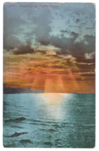 Postcard-Sunset on the Pacific Ocean-Seascape-DB-CA2 - £3.09 GBP