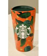 New! 2019 Holiday Christmas starbucks ceramic tumbler Ornaments Festive - $34.74