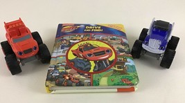 Blaze Monster Machines Little First Look &amp; Find Book &amp; Figures Drive &amp; Find 2016 - £15.03 GBP