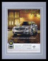 2010 Nissan Altima Framed 11x14 ORIGINAL Vintage Advertisement - £27.68 GBP