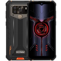 Hotwav W10 Pro Rugged 6gb 64gb Waterproof 6.53&quot; Face Id Nfc Android 12 Orange - £171.19 GBP