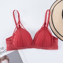 Deep V Sexy Woman Bra Underwear Red S and M - £5.58 GBP
