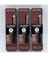 Revlon ColorStay Overtime Longwear Lip Color 320 Faithful Fawn Lot of 3 NIP - $462.83 MXN