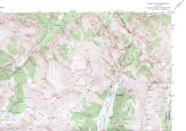 Ironton, Colorado 1955 Vintage USGS Topo Map 7.5 Quadrangle Topographic - £15.80 GBP