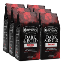 Community Coffee Dark &amp; Bold Intense Blend 72 Ounces, Dark Roast Ground Coffee, - £45.34 GBP
