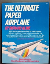 1985 The Ultimate Paper Airplane Long Flight Distance Blueprints Book M35 - $7.99