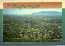 Albuquerque showing the Sandia Mountains New Mexico Postcard Posted 1993 - £5.49 GBP