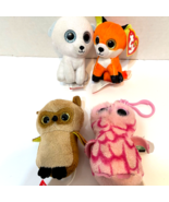 Ty Mini Boos McDonalds Mini Plush Slick Fox Sammy Pinky Owls Frostiness ... - £7.23 GBP