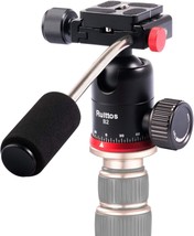 Ballhead For A Tripod, Ruittos Pan Head Camera Mount With Quick Release Shoe - £32.97 GBP