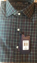 POLO by Ralph Lauren - Men Custom Fit Stripe Shirt - Size 14 1/2 - £78.62 GBP