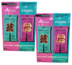 2 Packs Trubar Plant Protein Bars 16 ct / 1.76 OZ Donut and Cookie Dough - £44.12 GBP