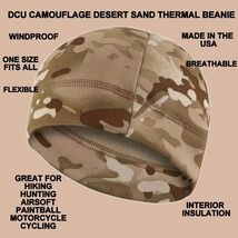 NEW DCU DESERT CAMOUFLAGE PATTERN Fleece Watch Cap Hat COLD WEATHER WINTER - $19.00
