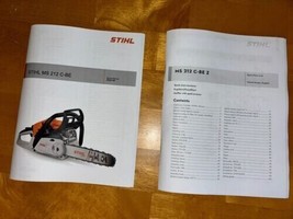 MS 212 C-BE, MS212 Chainsaw Complete Service Workshop Repair &amp; Parts List Manual - £18.49 GBP