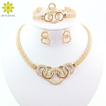 An beads collar statement necklace earring bracelet ring for women jewelry sets vintage thumb200