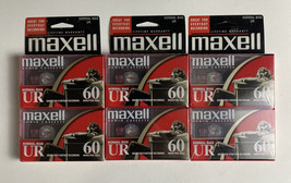 Maxwell Audio Recording Tapes UR 60 Normal Bias 2 PACKS SEALED  X3 Lot Brand New - £12.21 GBP
