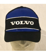 Vintage Blue &amp; Black Volvo Mesh Snapback Trucker Hat Good Pre Owned Cond... - £15.51 GBP