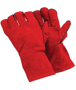 WELDERS GAUNTLETS PALM THICKNESS 1.2 MM GLOVES 330 MM SAFETY DIY WELDING... - €8,30 EUR