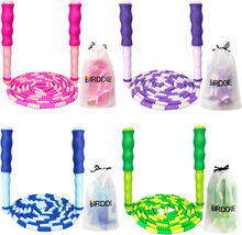 Soft Beaded Jump Ropes, Adjustable Length Skipping Rope, Tangle Free Seg... - $27.35 CAD