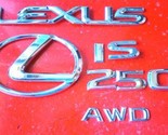 2006-2013 Lexus IS250 AWD OEM Factory Chrome Rear Trunk Deck Hatch Emble... - £21.10 GBP