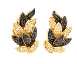 Diamond Women&#39;s Earrings 18kt Yellow Gold 295997 - £1,179.15 GBP