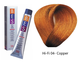 BES Beauty & Science Hi-Fi Hair Color - 04 Copper, 3.5 Oz.