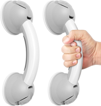 Grab Bars for Bathtubs and Showers: Durable Plastic Bathroom Safety Rail... - $48.69