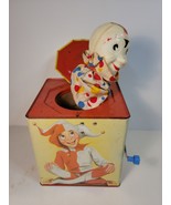 Jolly Jack In The Box 1950&#39;s Musical Carnival Toy - $130.29 CAD
