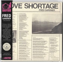 Fred Gardner - LOVE SHORTAGE - MINI-LP CD 1979 Alternative Rock/Folk/Reggae - €11,25 EUR