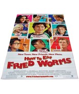 2006 HOW TO EAT FRIED WORMS Movie Vinyl Theater Banner 48&quot;x70&quot;     (5) - £39.22 GBP