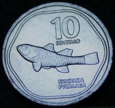 Philippines 10 Sentimos, 1989 Gem Unc~Pygmy Goby-Worlds Smallest Fish~Fr... - £3.02 GBP