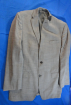 2 BUTTON DESIGNER CALVIN KLEIN LIGHT GRAY SUIT JACKET COAT 44L / 44 LONG - £31.83 GBP