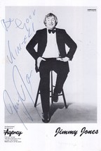 Jimmy Jones TV Comedian Management Agency Antique Hand Signed Cast Card Photo - £19.57 GBP