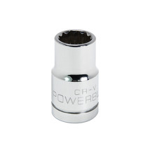 Powerbuilt 1/2 Inch Drive x 13 MM 12 Point Shallow Socket - 642032 - $17.99