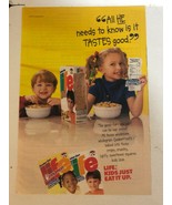 1997 Life Cereal Vintage Print Ad pa27 - $7.91